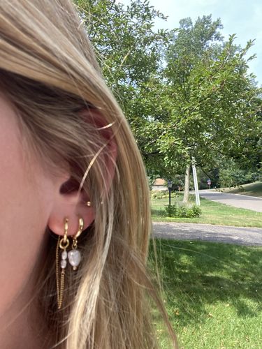 Customer photo review of Emily Earring Set