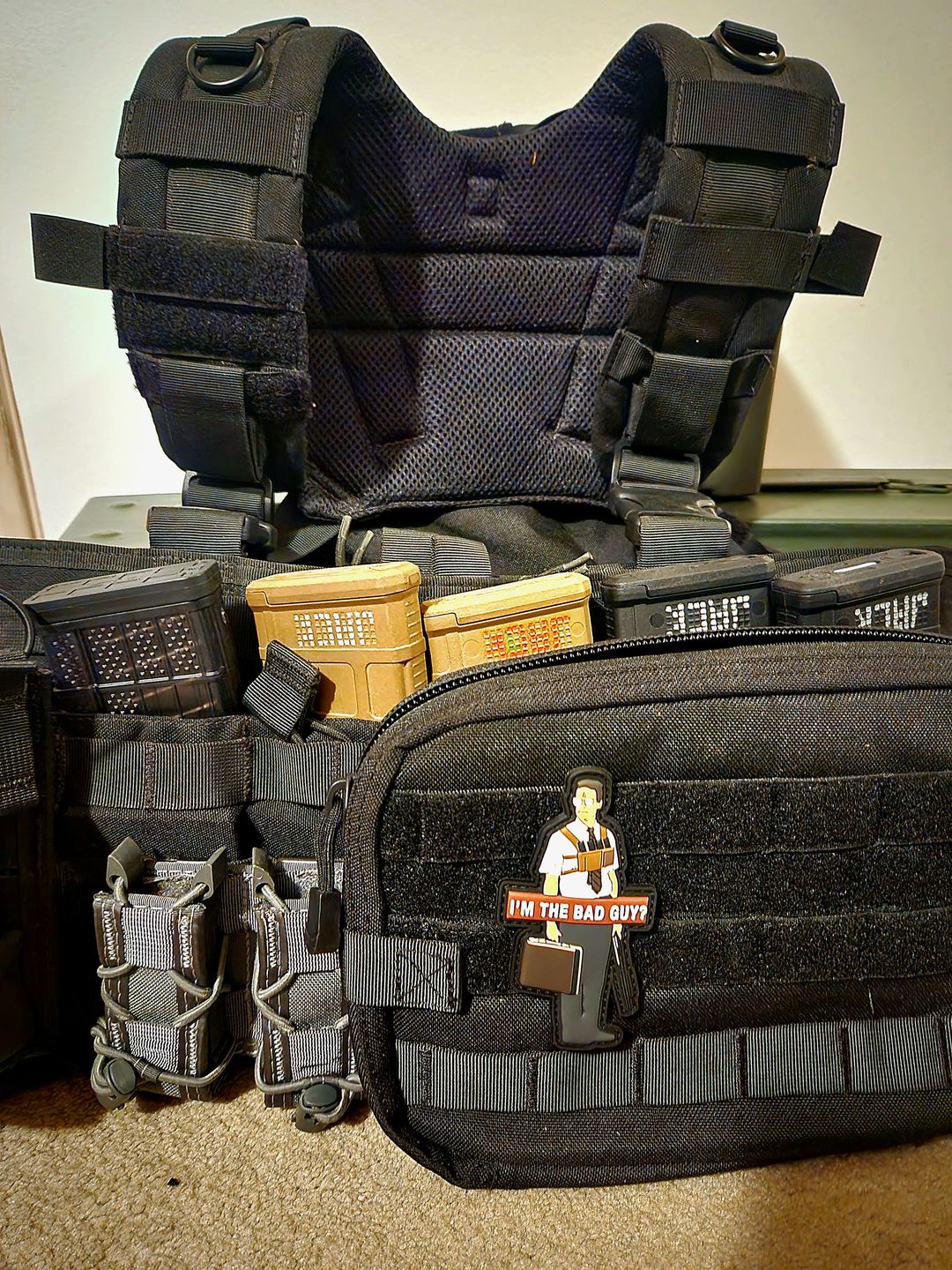 Customer photo review of Falling Down - Morale Patch