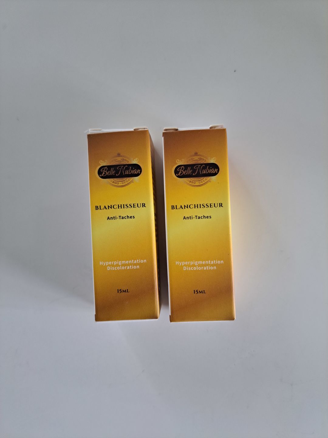 Customer photo review of Belle Nubian Dark Spot Remover Serum
