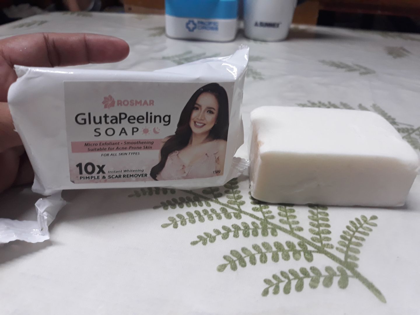 Customer photo review of Rosmar gluta peeling soap