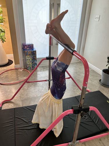 Customer photo review of Gymnastics Adjustable Horizontal Kip Bars