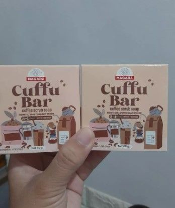 Customer photo review of MAGARA SKIN Cuffu Bar 3in1 Scrub Soap & Cuffu Buff 60g