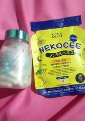 Customer photo review of Nekothione 9 in 1 and Nekocee 15 in 1 Rosy Glow by Kath Melendez