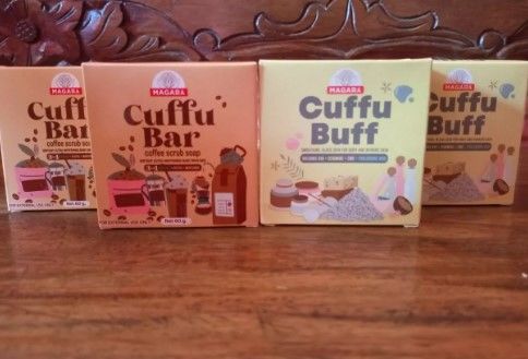 Customer photo review of MAGARA SKIN Cuffu Bar 3in1 Scrub Soap & Cuffu Buff 60g