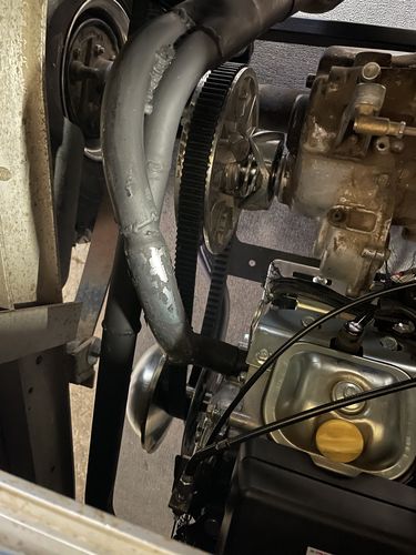 Customer photo review of 45" x 15/16" Drive Belt for Club Car