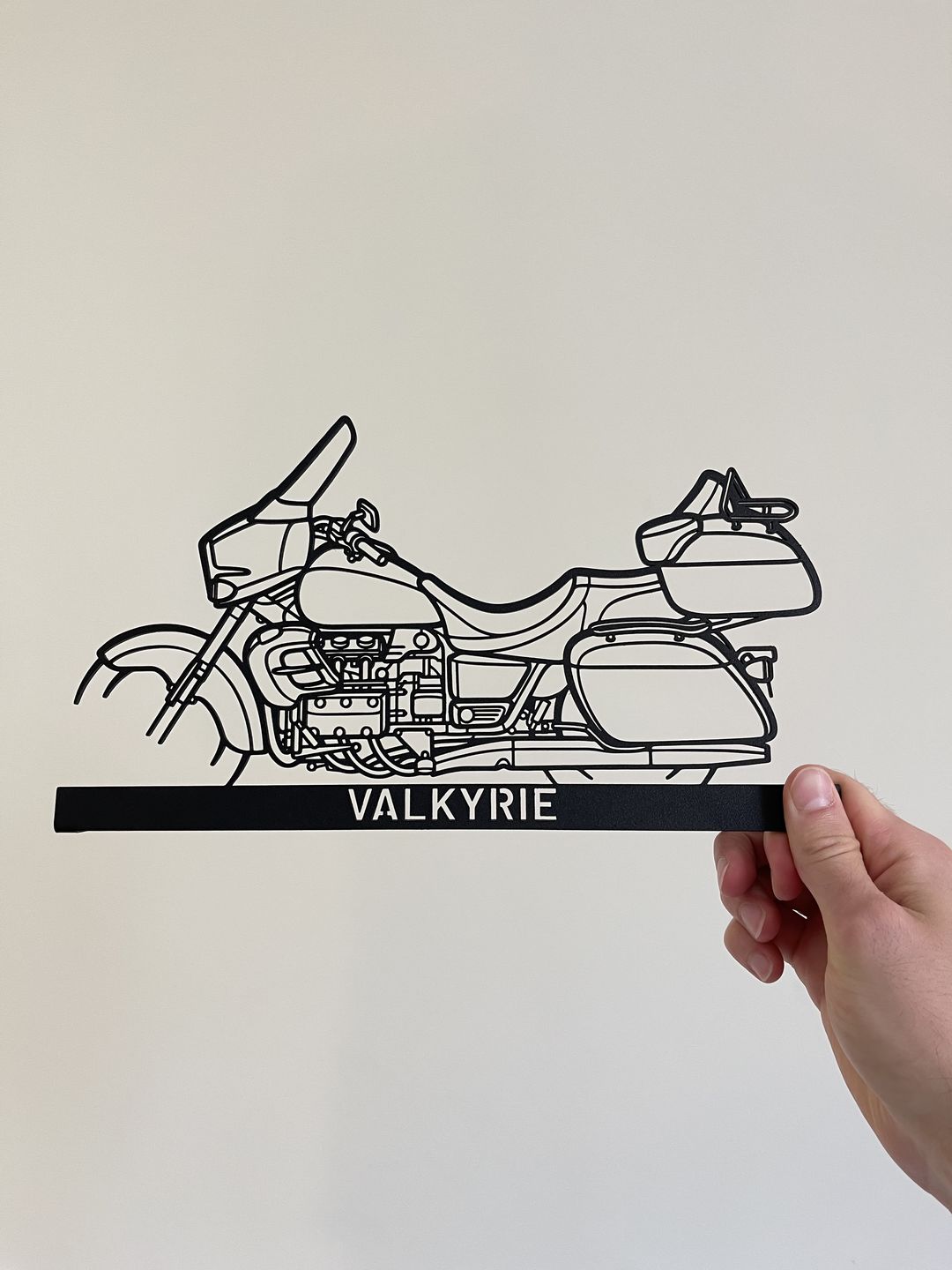 Customer photo review of Your Custom Car Standing Silhouette Metal Art