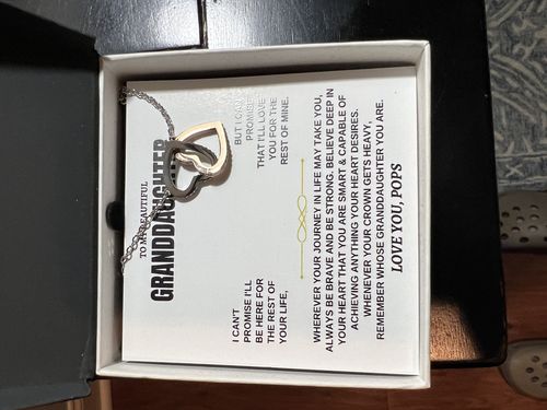 Customer photo review of To My Granddaughter - Personalized Beautiful Gift Set - SS117