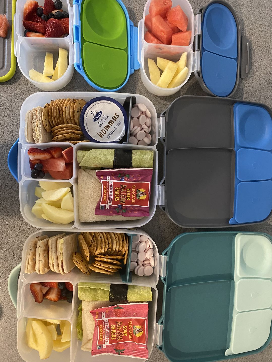 Customer photo review of b.box Lunchbox  – Blue Slate