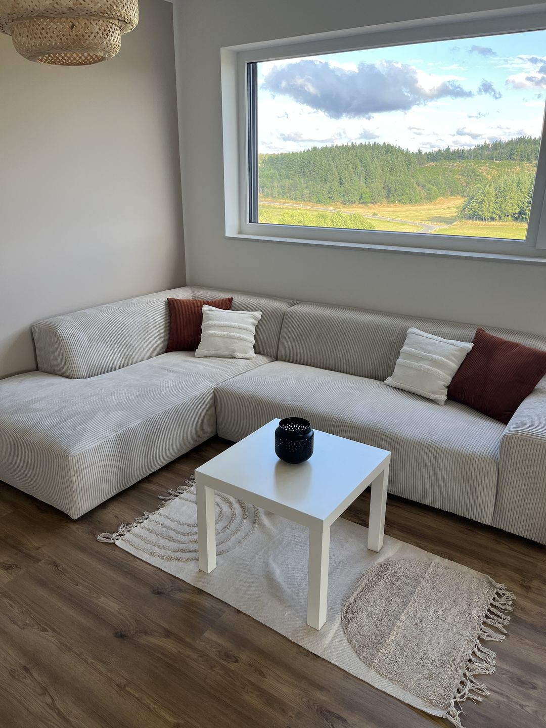 Customer photo review of Petite Ecksofa - Breitcord - Wunschmaße - BREITE Ottomane