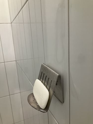 Customer photo review of FOLD Soap Block Holder
