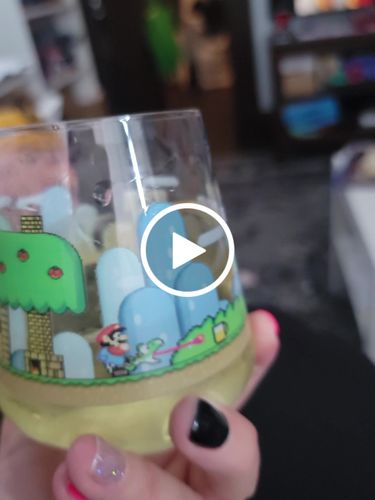 Customer video review of Pack of 2 x “Yoshi's Beer Battle" 14oz glasses