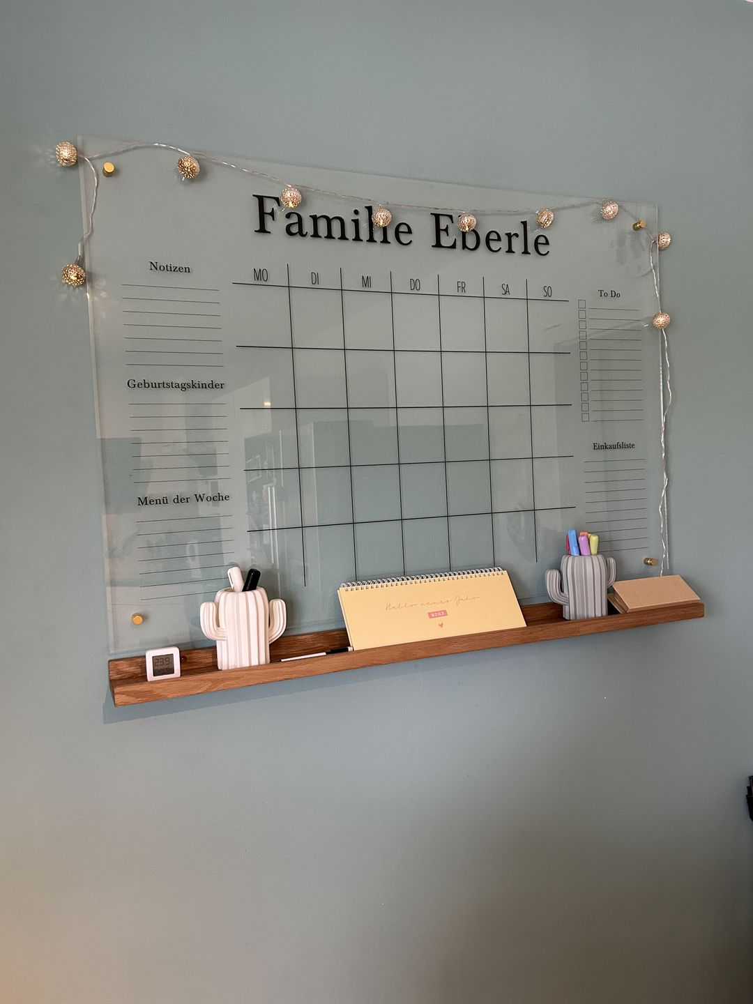 Customer photo review of 4-Namen Familienplaner