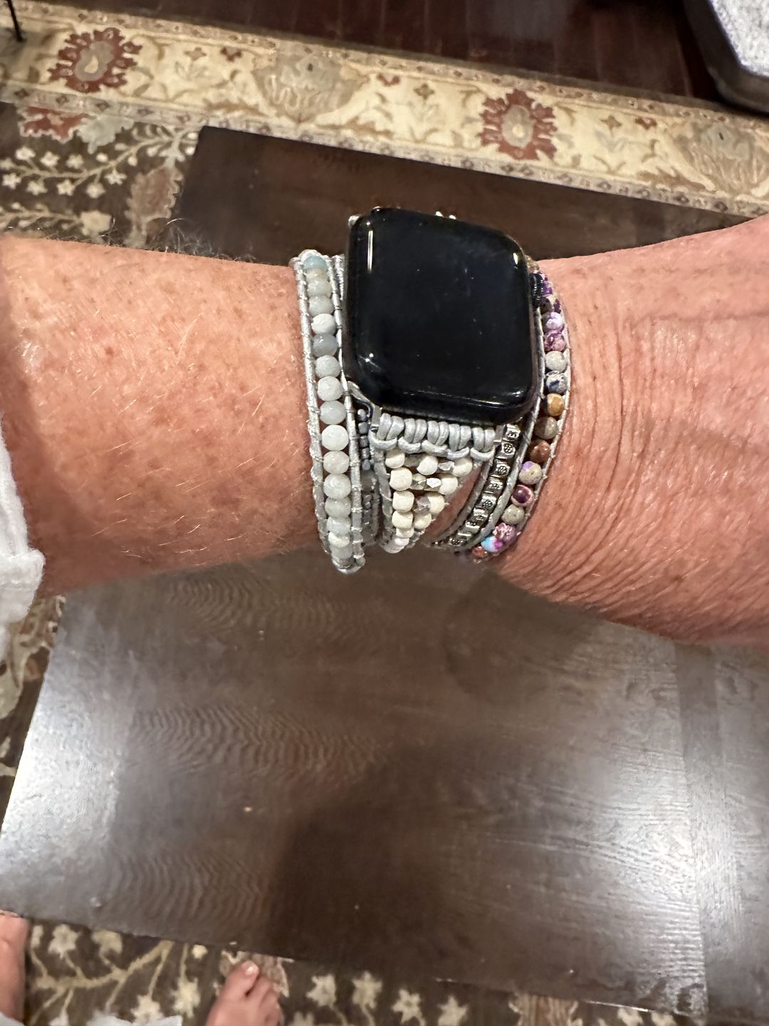 Customer photo review of Healing Turquoise Protection Apple Watch Strap