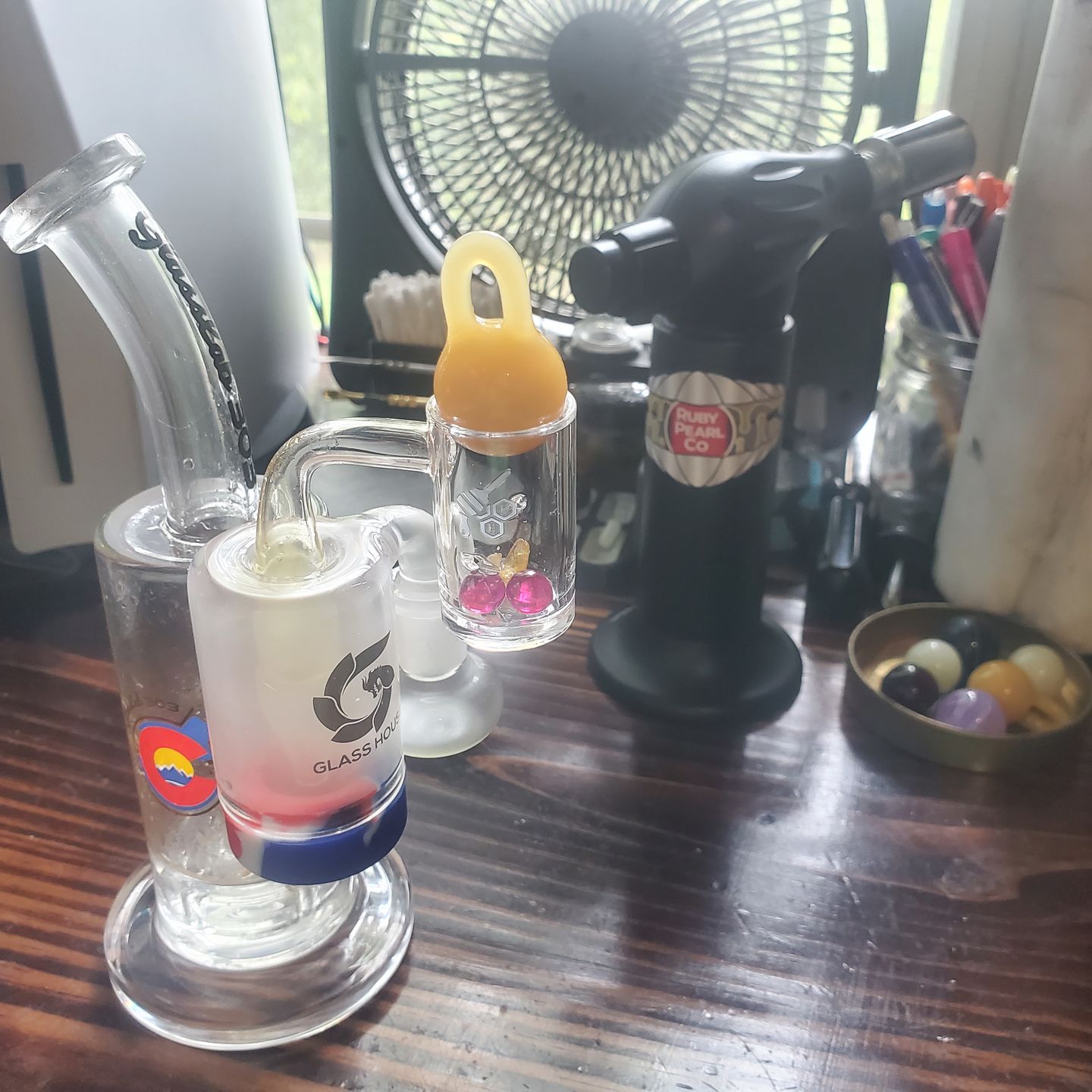 Customer photo review of WHIRLWIND QUARTZ BANGER - 90° DEGREE | YL