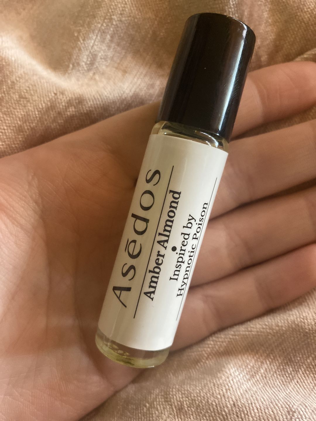Customer photo review of AMBER ALMOND PERFUME OIL