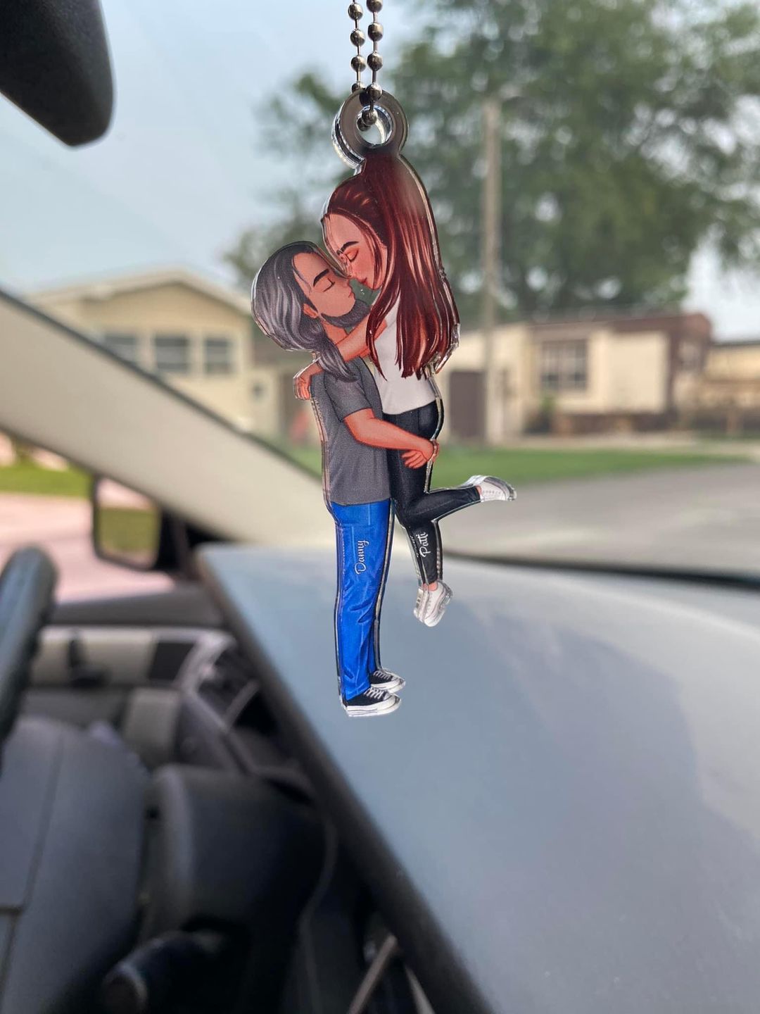 Customer photo review of Hug Couple Personalized Ornament Perfect Gift For Your Lover