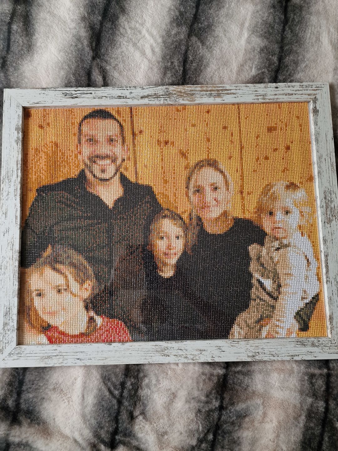 Customer photo review of Diamond Painting Personnalisé