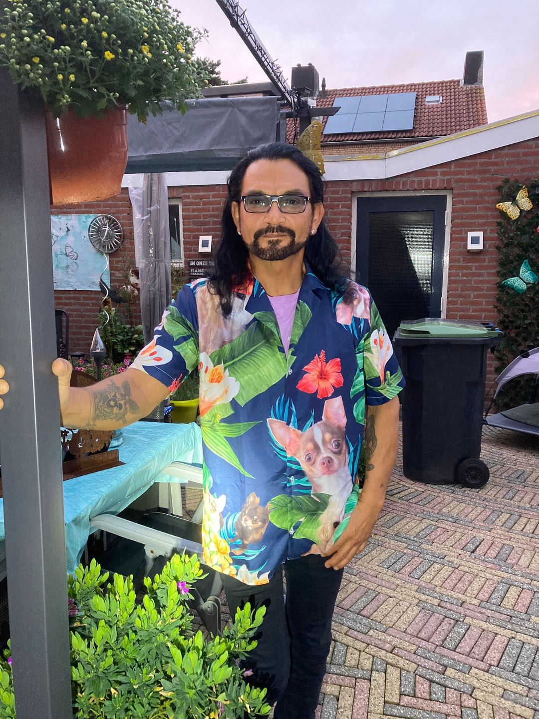 Customer photo review of Jouw foto - Gepersonaliseerd Hawaiiaans hemd