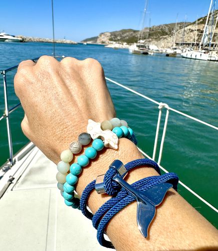 Customer photo review of "Dolphin" tracking bracelet