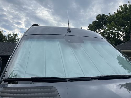 Customer photo review of Sprinter - Windshield Shade
