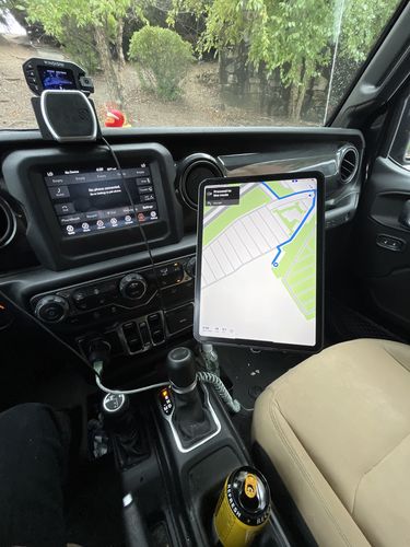 Customer photo review of Gladiator JT Grab Bar Ball Mount