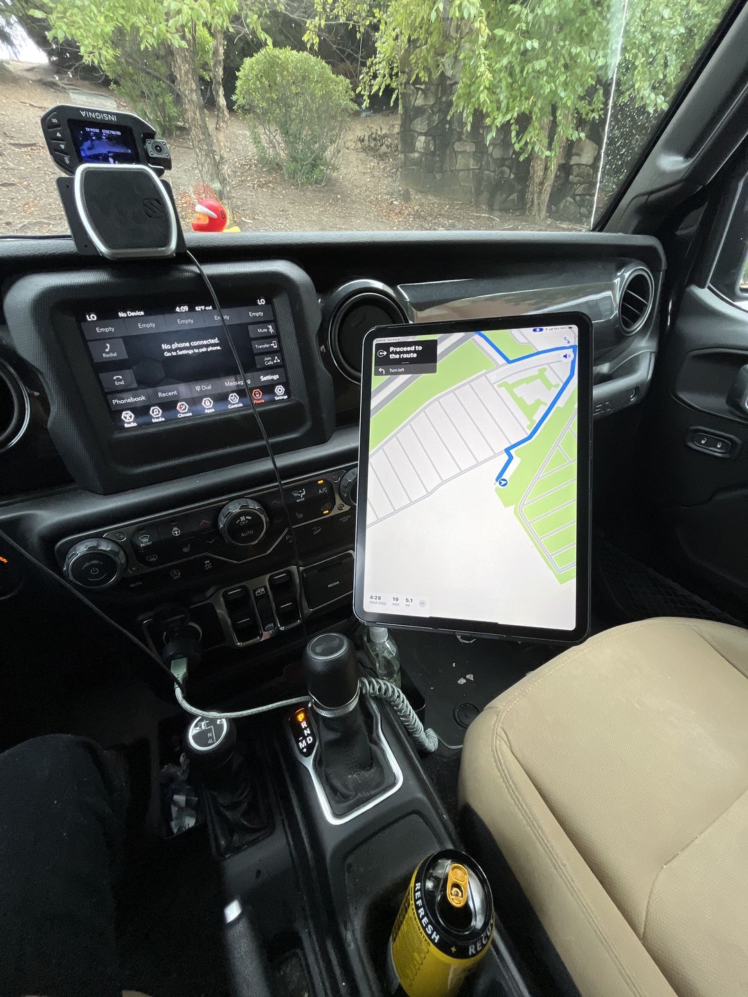Customer photo review of Gladiator JT Grab Bar Ball Mount