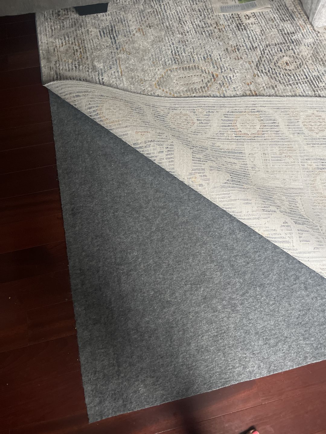 Customer photo review of RugPad - Premium100% Recycled Felt
