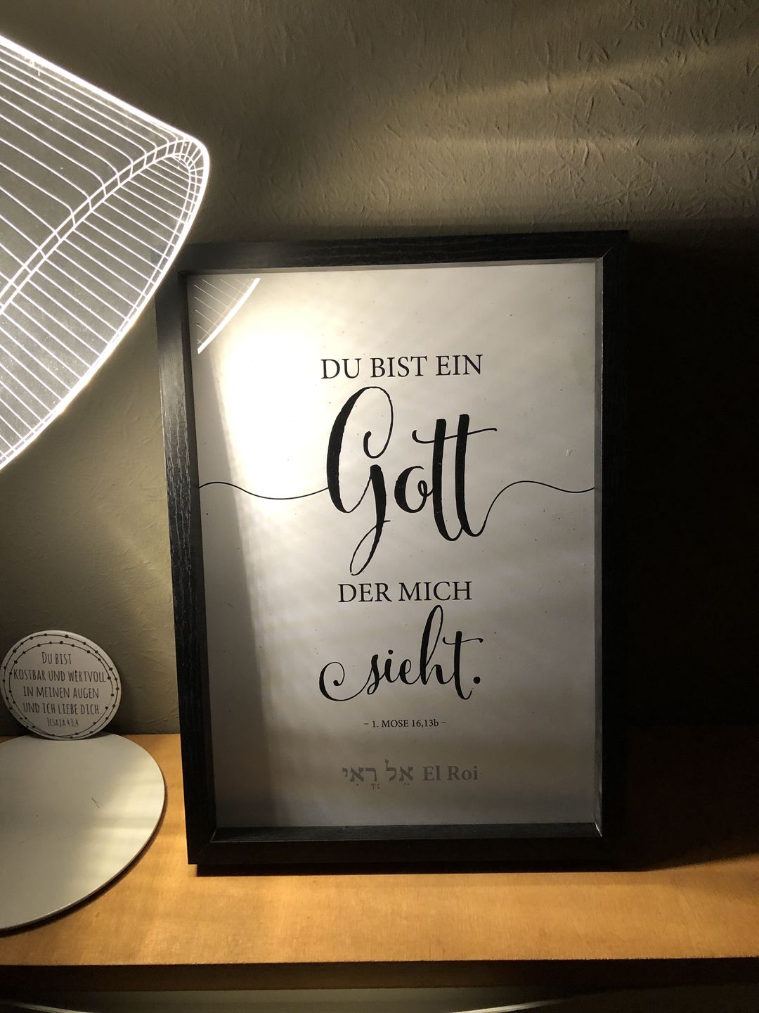Customer photo review of Poster "Jahreslosung 2023" · A3 / A4 · Bibelvers