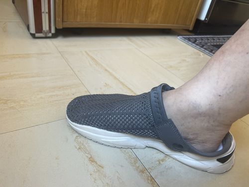 Customer photo review of Sandales d'été évidées orthopédiques - Homme - Nevova