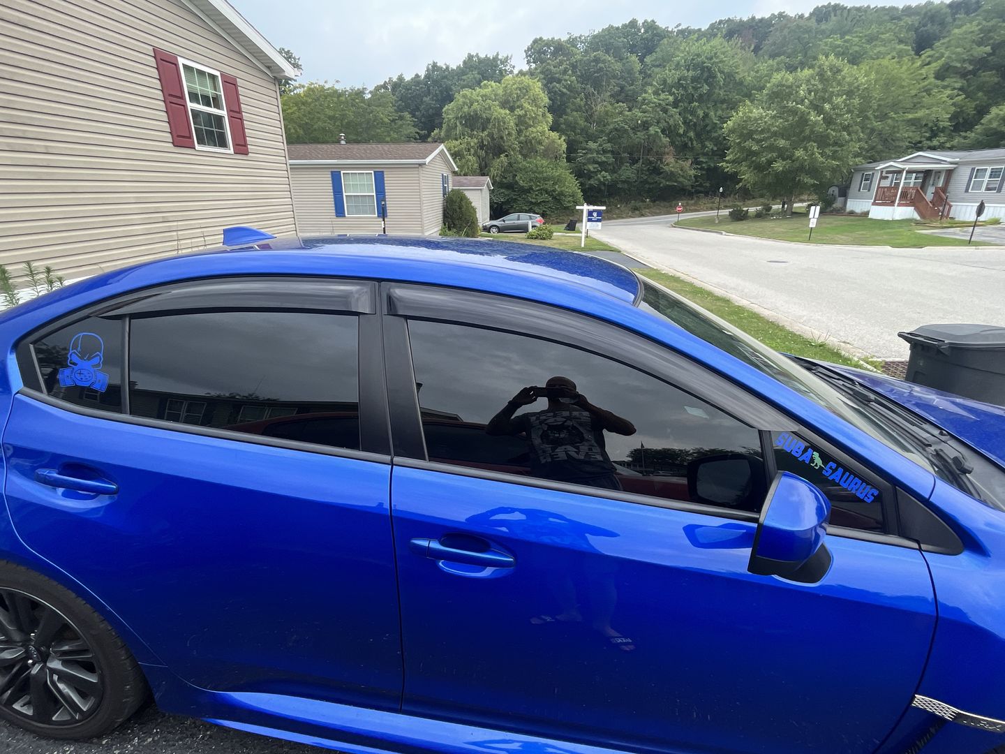 Customer photo review of Window Visors Sun/Rain Guards