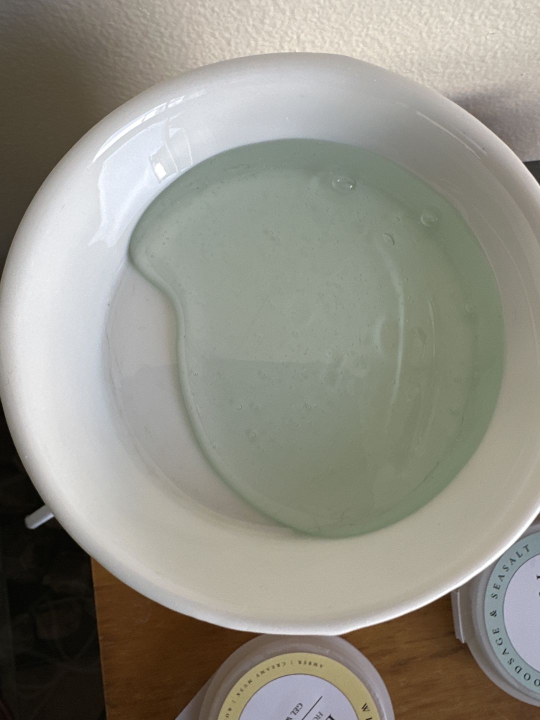 Customer photo review of Woodsage & Sea Salt Gel Melt