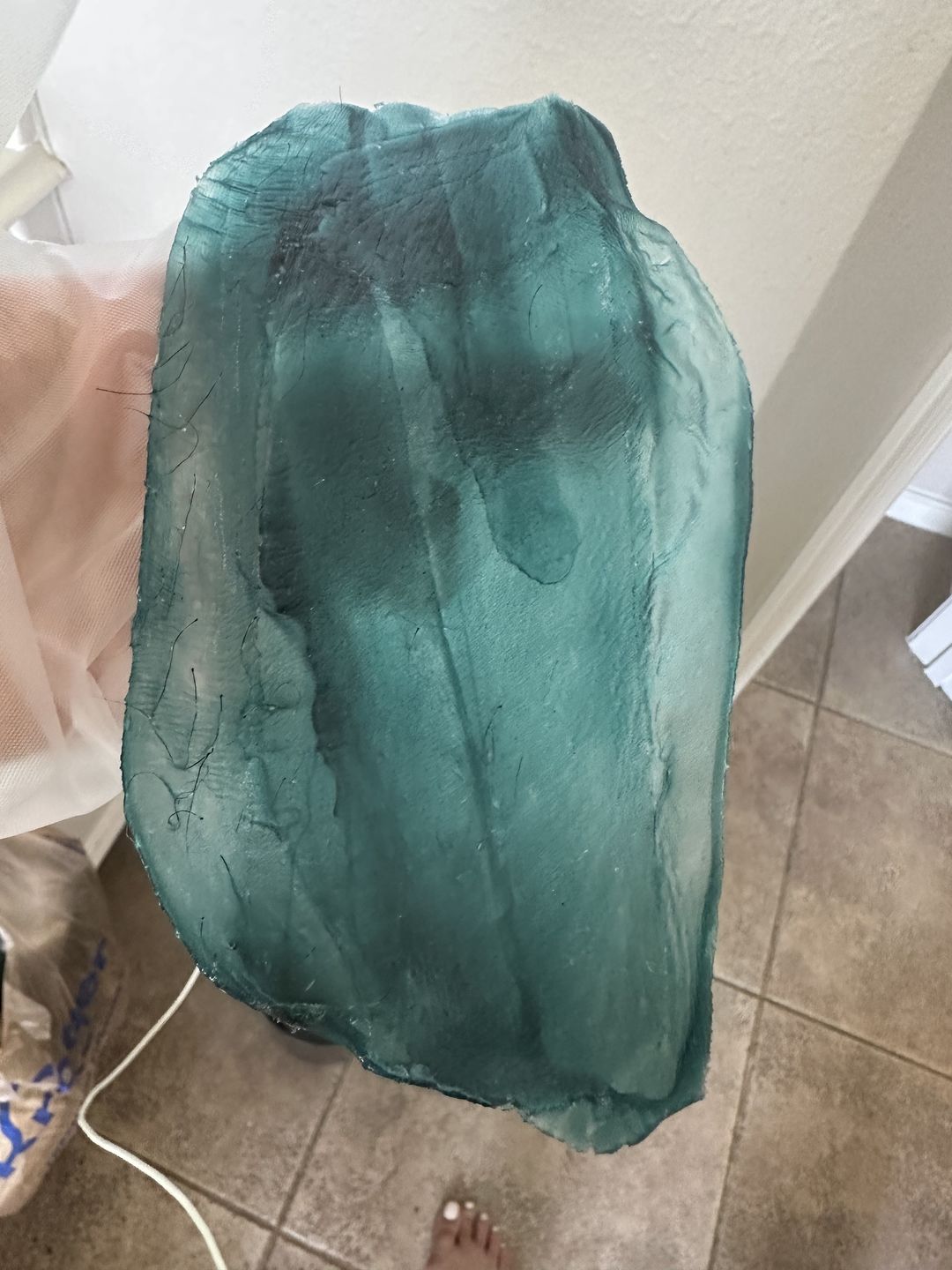 Customer photo review of Ocean Blue Hard Wax Beads