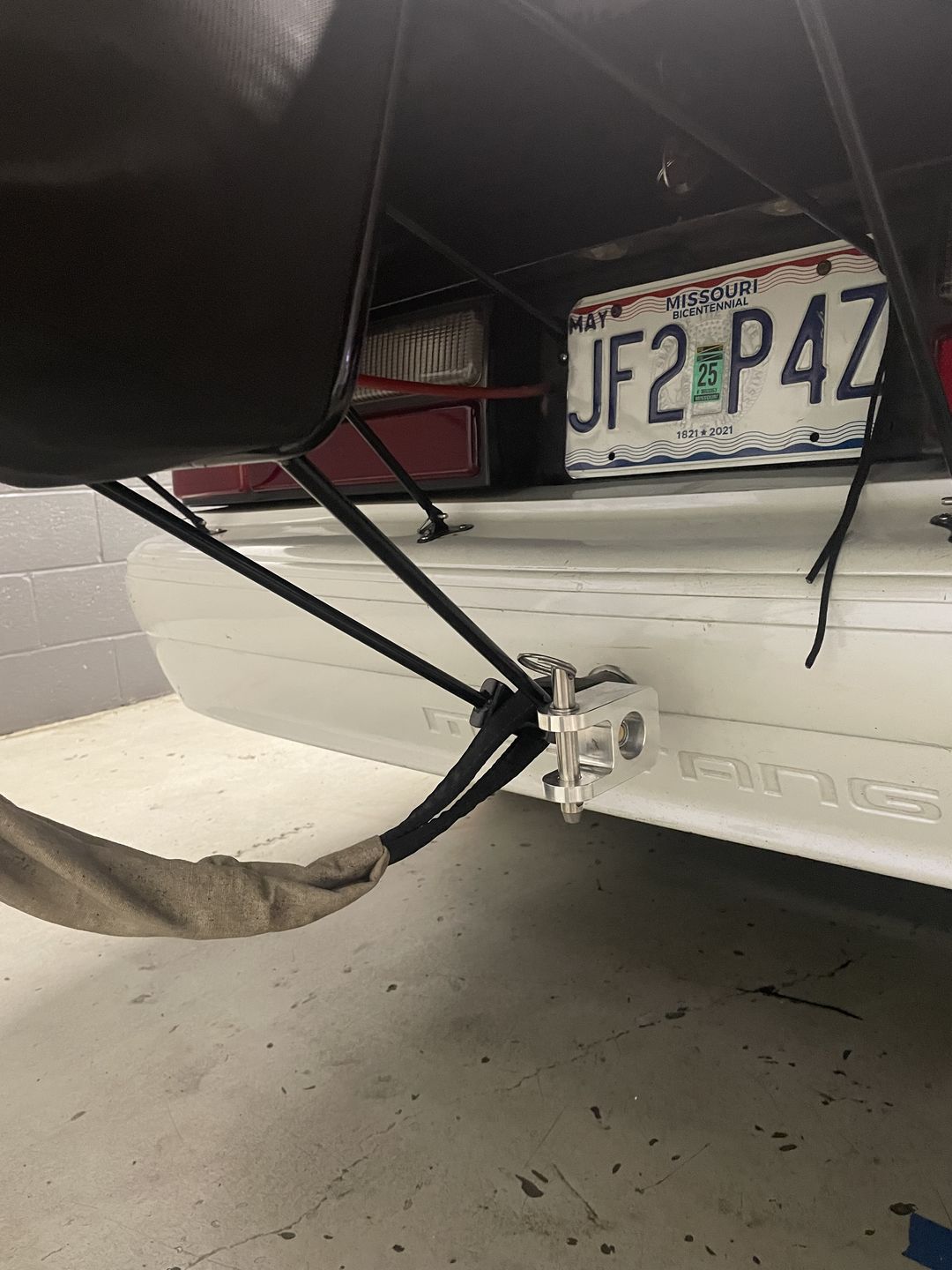 Customer photo review of Billet Push Bar Kit (For Motion Parachute Mount Clevices) 14-00010