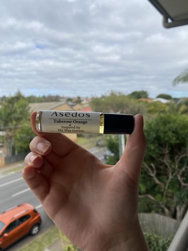 Customer photo review of TUBEROSE ORANGE PERFUME OIL
