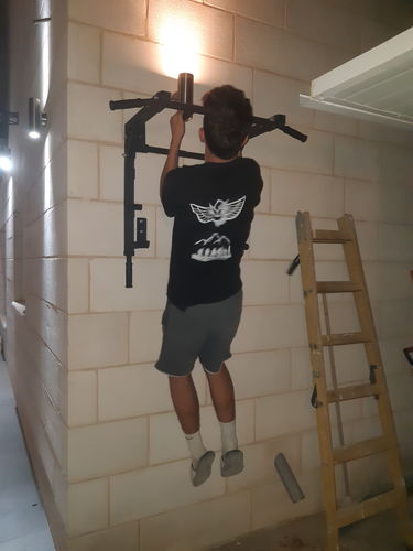 Customer photo review of מתקן קיר דו מצבי למתח, מקבילים ובטן תחתונה