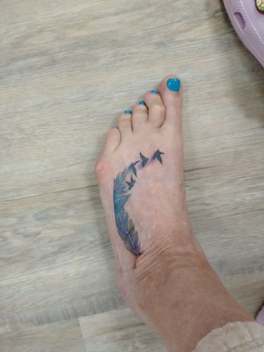 Customer photo review of Signature Tattoo Numbing Cream