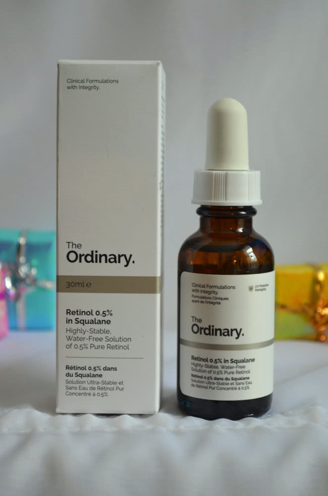Customer photo review of Retinol 0.5% in Squalane