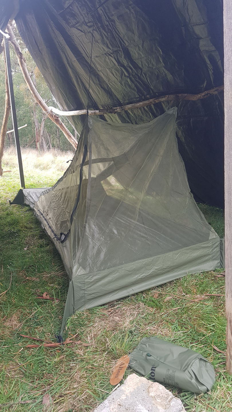 Customer photo review of Ultralight Bug Net Tent