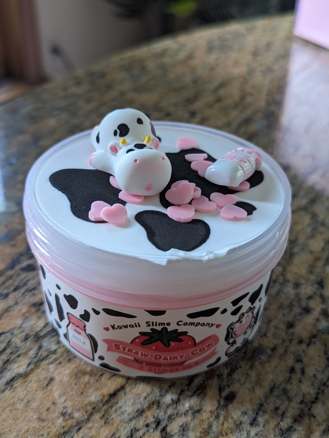 Customer photo review of Straw-Dairy Cow 2 Slimes in 1
