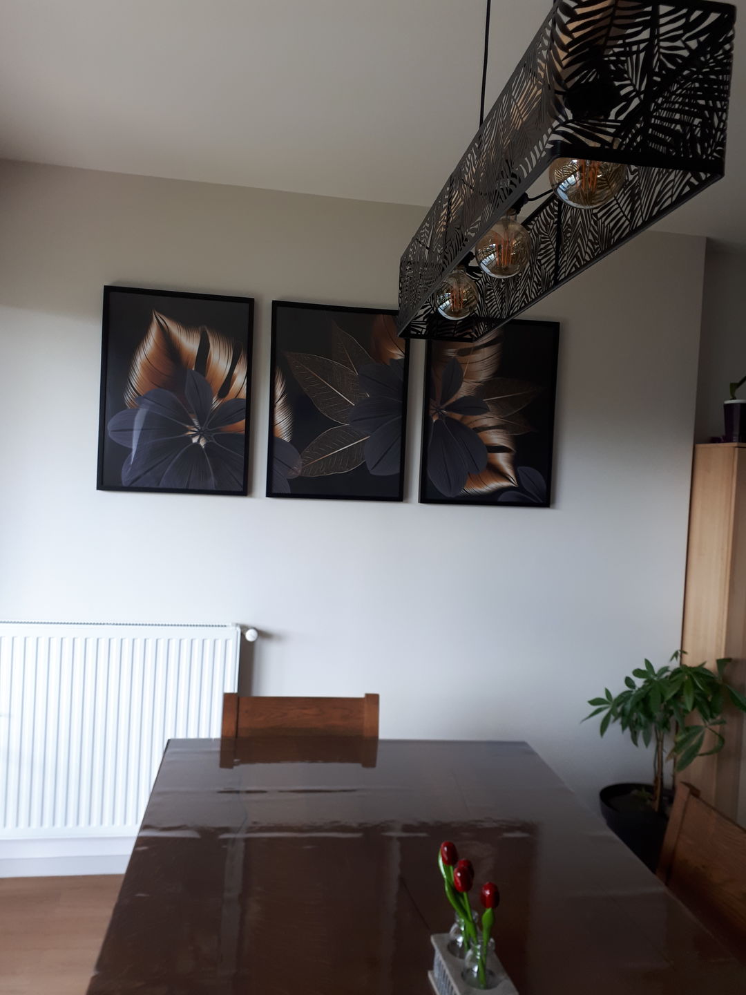 Customer photo review of Toile - Black Flowers