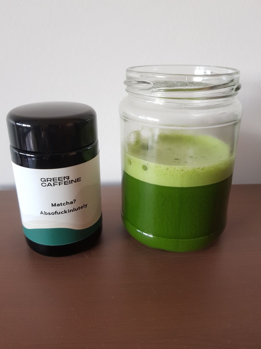 Customer photo review of Miron Glass Matcha Jar