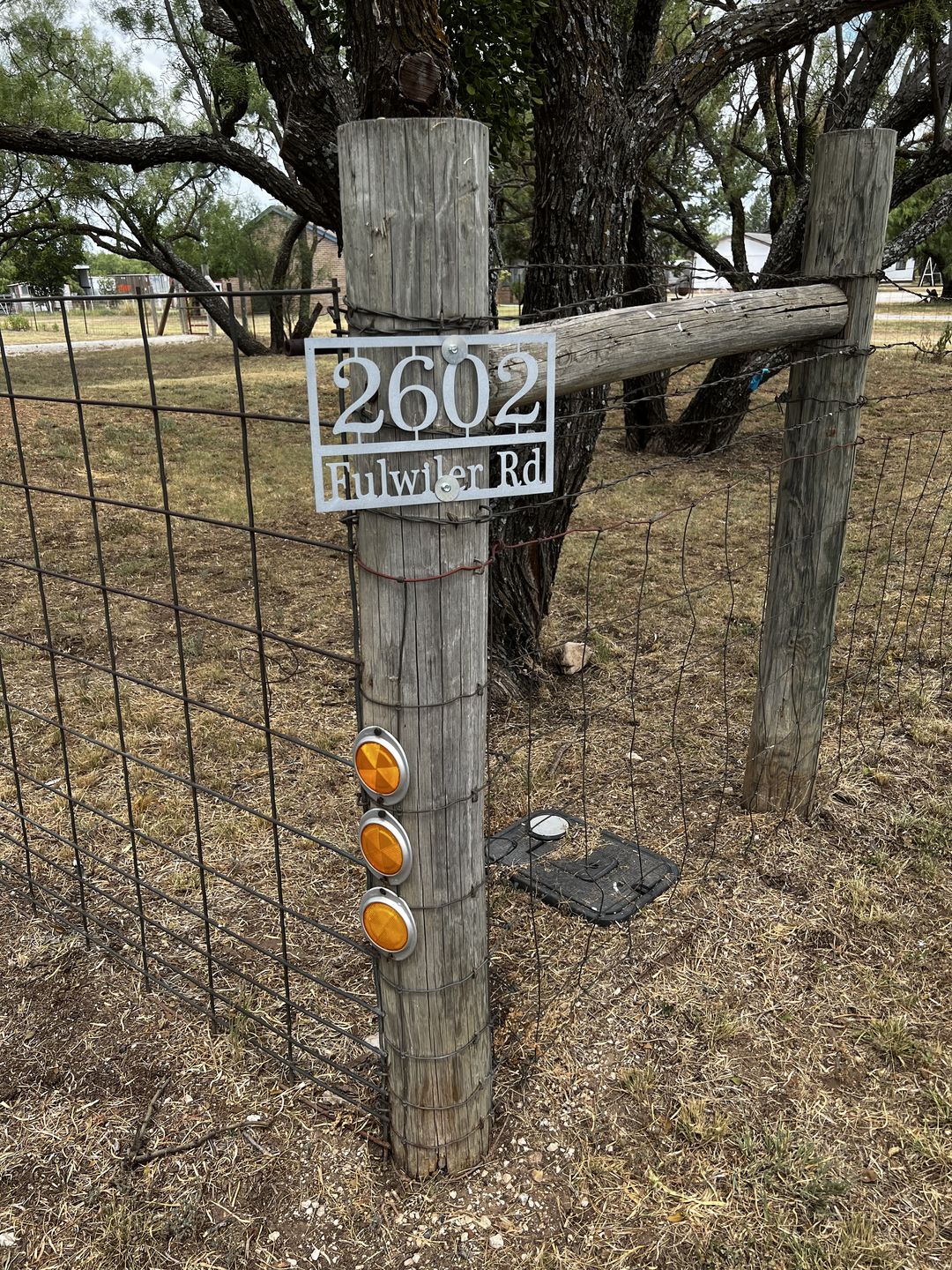 Customer photo review of Home Address Plaque - 3 Sizes - Personalized Metal Street Name and House Numbers Sign
