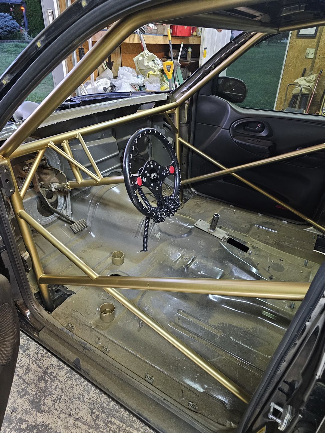 Customer photo review of Motion Raceworks DIY Lightweight Chromoly Steering Column Kit 15-210