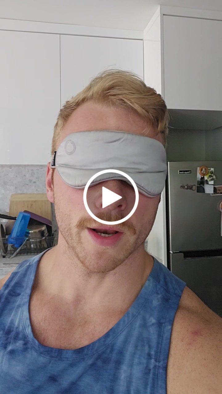 Customer video review of Performance Silk Sleep Mask
