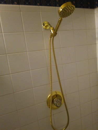 Customer photo review of 1-Spray Handheld Shower Head Set