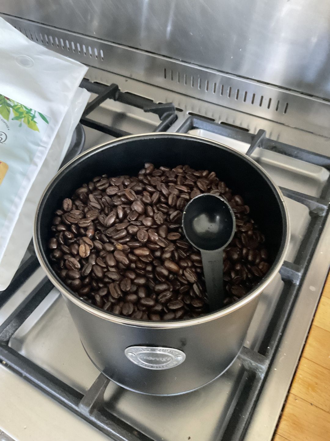 Customer photo review of Signature Espresso Blend, Organic RSPB Coffee, 1kg - Whole Bean