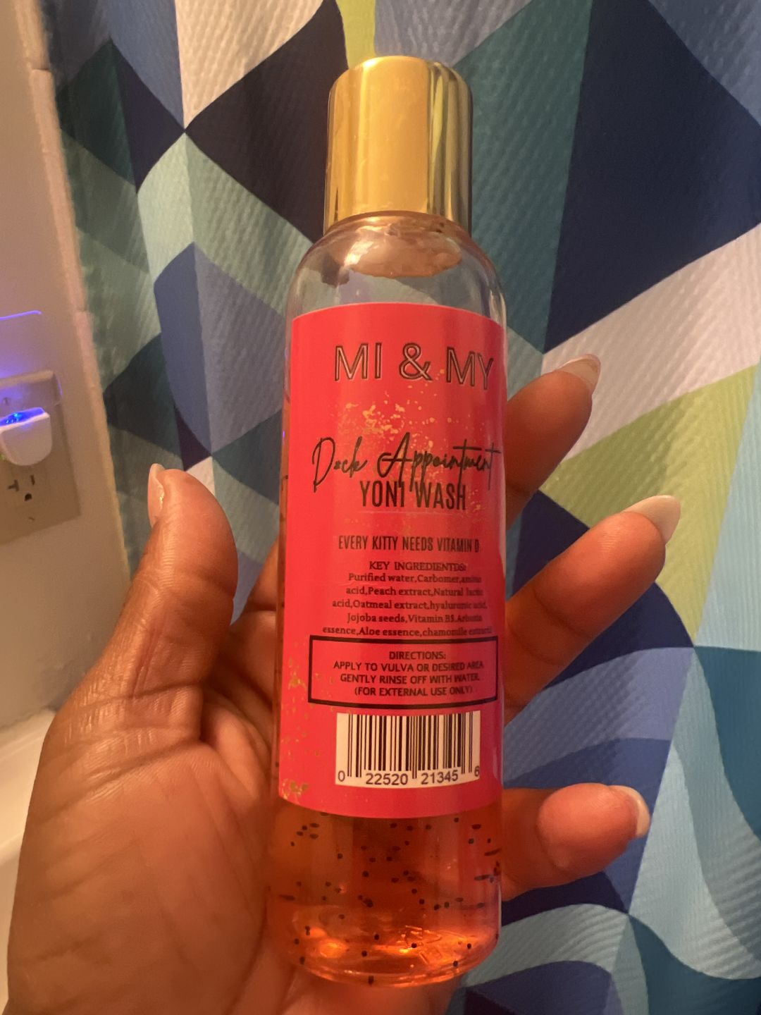 Customer photo review of D Appointment Yoni Wash