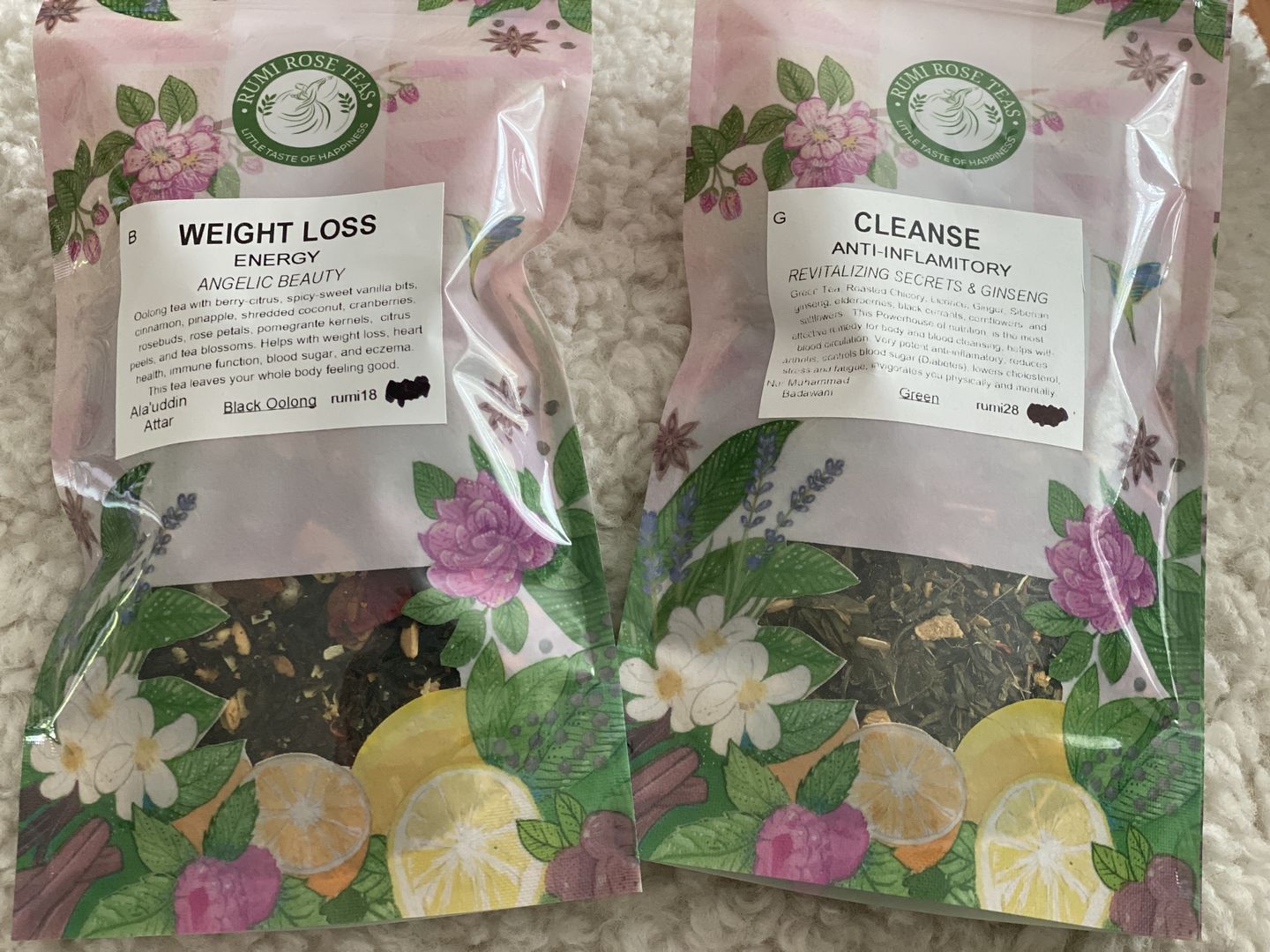 Customer photo review of Angelic Beauty - Loose Leaf Tea