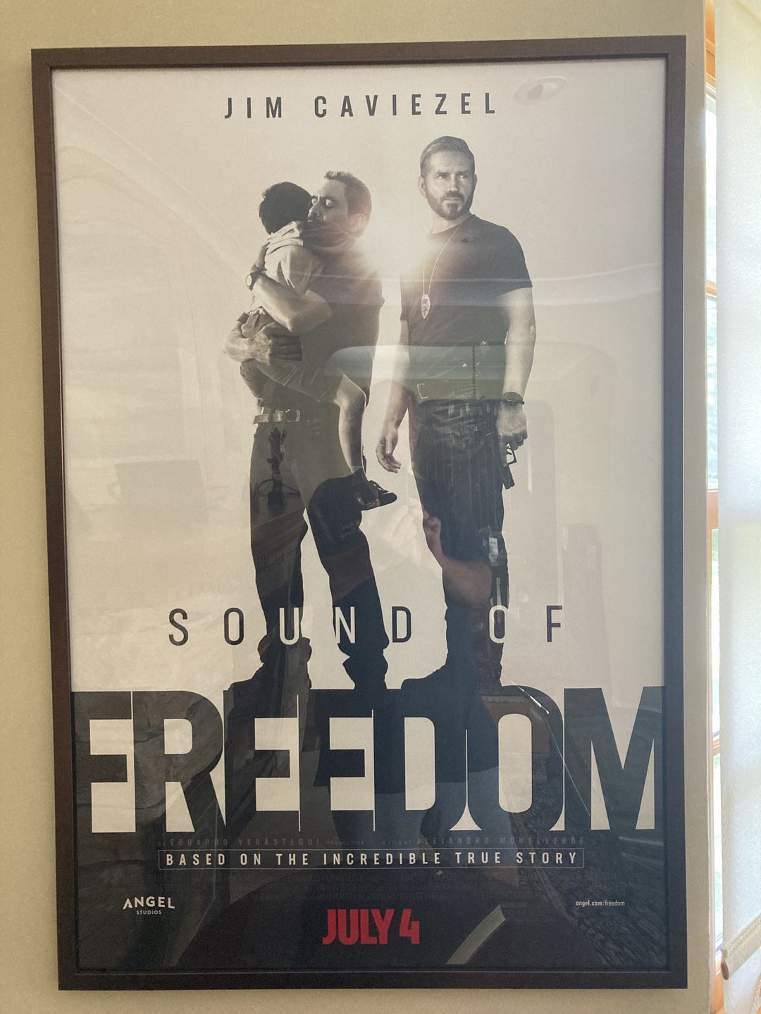 Customer photo review of Sound of Freedom Poster