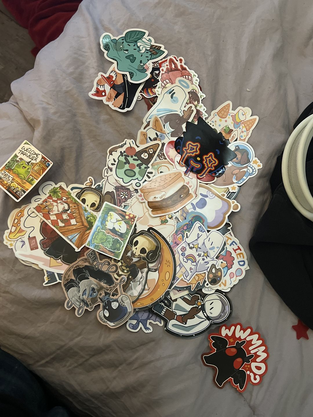 Customer photo review of Sticker Mystery Packs!